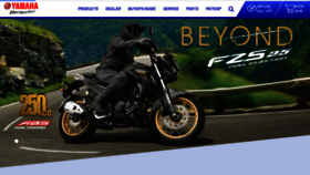 What Yamaha-motor-india.com website looked like in 2022 (2 years ago)