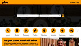 What Yellowpages.com.au website looked like in 2022 (2 years ago)
