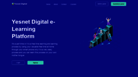 What Yesnetdigital.com website looked like in 2022 (2 years ago)