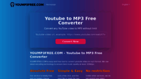 What Yoump3free.com website looked like in 2022 (2 years ago)
