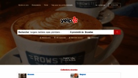 What Yelp.be website looked like in 2022 (2 years ago)