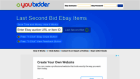 What Youbidder.com website looked like in 2022 (2 years ago)