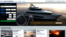 What Yachtworld.com website looked like in 2022 (2 years ago)