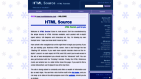 What Yourhtmlsource.com website looked like in 2022 (2 years ago)