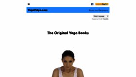 What Yogavidya.com website looked like in 2022 (2 years ago)