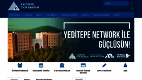 What Yeditepe.edu.tr website looked like in 2022 (2 years ago)