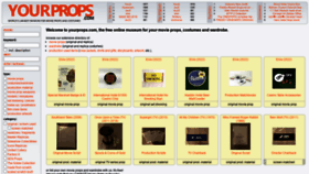 What Yourprops.com website looked like in 2022 (2 years ago)