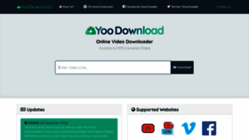 What Yoodownload.com website looked like in 2022 (2 years ago)