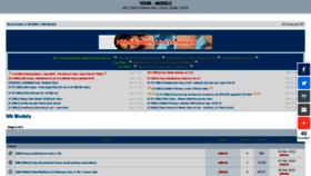 What Yourmodels.bz website looked like in 2022 (4 years ago)