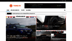 What Yume.vn website looked like in 2022 (4 years ago)