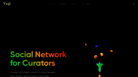 What Yup.io website looked like in 2022 (3 years ago)