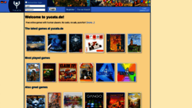 What Yucata.de website looked like in 2022 (2 years ago)