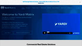 What Yardimatrix.com website looked like in 2022 (2 years ago)