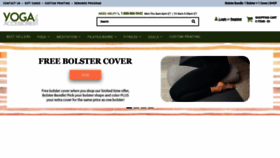 What Yogaaccessories.com website looked like in 2022 (2 years ago)