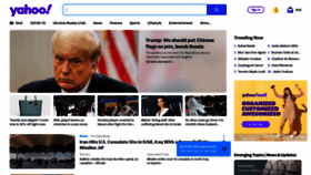 What Yahoo.ca website looked like in 2022 (3 years ago)