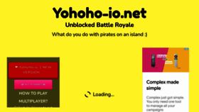 What Yohoho-io.net website looked like in 2022 (2 years ago)