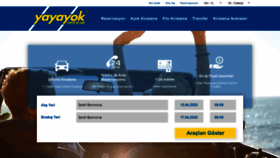 What Yayayok.com.tr website looked like in 2022 (2 years ago)
