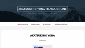 What Yonamanga.com website looked like in 2022 (2 years ago)