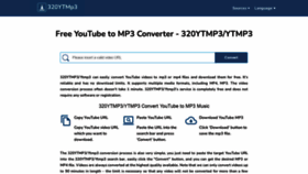 What Ytmp3.zone website looked like in 2022 (2 years ago)