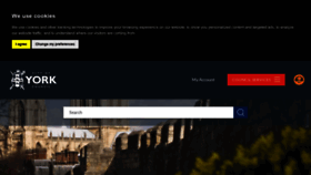 What York.gov.uk website looked like in 2022 (3 years ago)