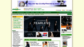 What Yesasia.com website looked like in 2022 (2 years ago)