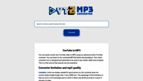 What Yt2mp3.link website looked like in 2022 (2 years ago)