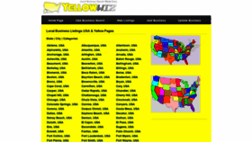 What Yellowwiz.com website looked like in 2022 (1 year ago)