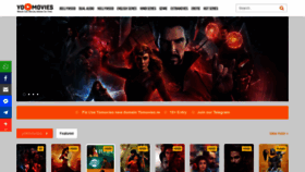 What Yomovies.re website looked like in 2022 (1 year ago)