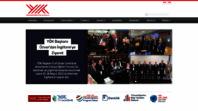 What Yok.gov.tr website looked like in 2022 (1 year ago)