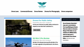 What Yourdronereviews.com website looked like in 2022 (1 year ago)