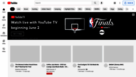 What Youtube.co.uk website looked like in 2022 (1 year ago)