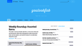 What Youlookfab.com website looked like in 2022 (1 year ago)