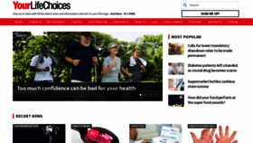 What Yourlifechoices.com.au website looked like in 2022 (1 year ago)