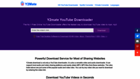 What Y2mate.download website looked like in 2022 (4 years ago)