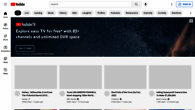 What Youtube.at website looked like in 2022 (1 year ago)
