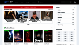 What Yifymovies.tv website looked like in 2022 (1 year ago)