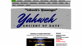What Yahwehsmessenger.com website looked like in 2022 (1 year ago)