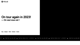 What Yelle.fr website looked like in 2022 (3 years ago)