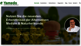 What Yamedo.de website looked like in 2022 (1 year ago)