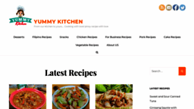 What Yummykitchentv.com website looked like in 2022 (1 year ago)