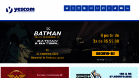 What Yescom.com.br website looked like in 2022 (1 year ago)