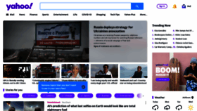 What Yahoo.org website looked like in 2022 (4 years ago)