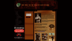 What Yoyomuseum.com website looked like in 2022 (1 year ago)