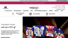 What Yardleylondon.co.uk website looked like in 2022 (1 year ago)