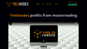 What Yieldnodes.network website looked like in 2022 (1 year ago)