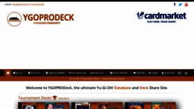 What Ygoprodeck.com website looked like in 2022 (3 years ago)