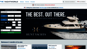 What Yachtworld.fr website looked like in 2022 (1 year ago)