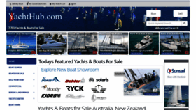 What Yachthub.com website looked like in 2022 (1 year ago)