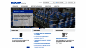 What Yaskawa.com website looked like in 2022 (1 year ago)