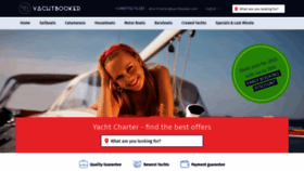 What Yachtbooker.com website looked like in 2022 (1 year ago)